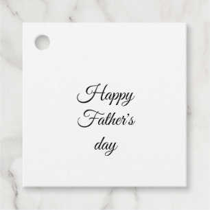 simple Favour father's day gift Tags