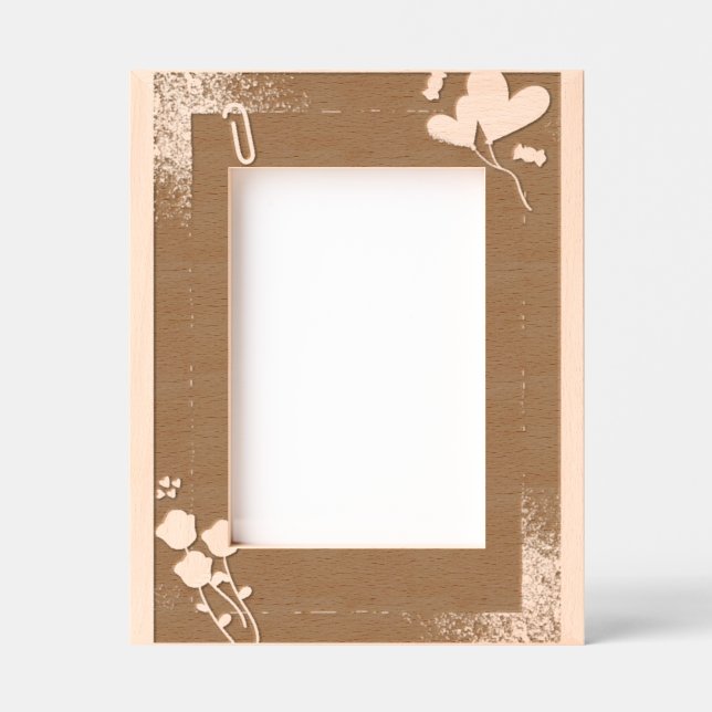 Simple Feminine Heart frame border (Front)