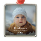 Simple First Christmas Baby Photo