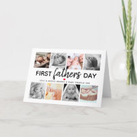 Simple First Father's Day Picture Collage | Daddy 