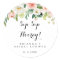 Simple Floral Green Sip Sip Hooray Bridal Shower