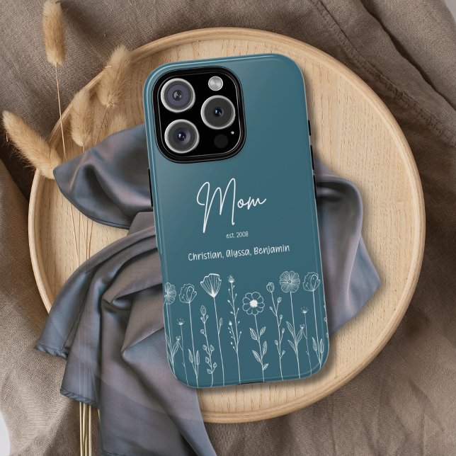 Simple Floral Nana Custom Title Case-Mate iPhone Case (Creator Uploaded)