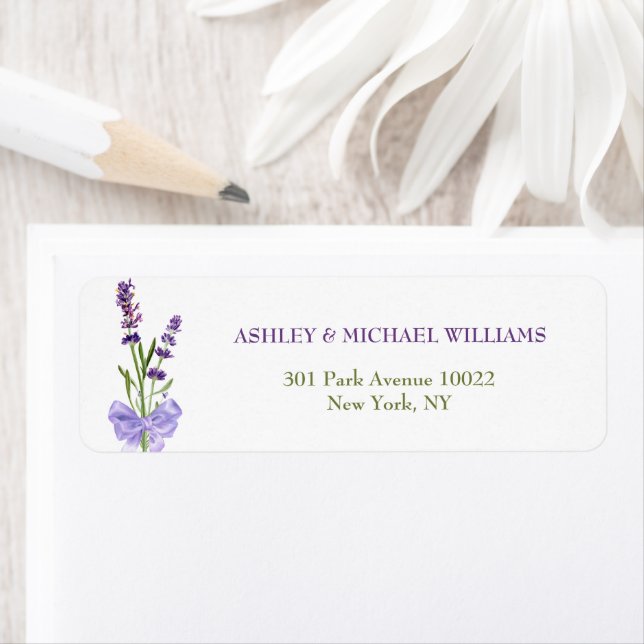 Simple Floral New Fashion Purple Lavender Wedding (Insitu)