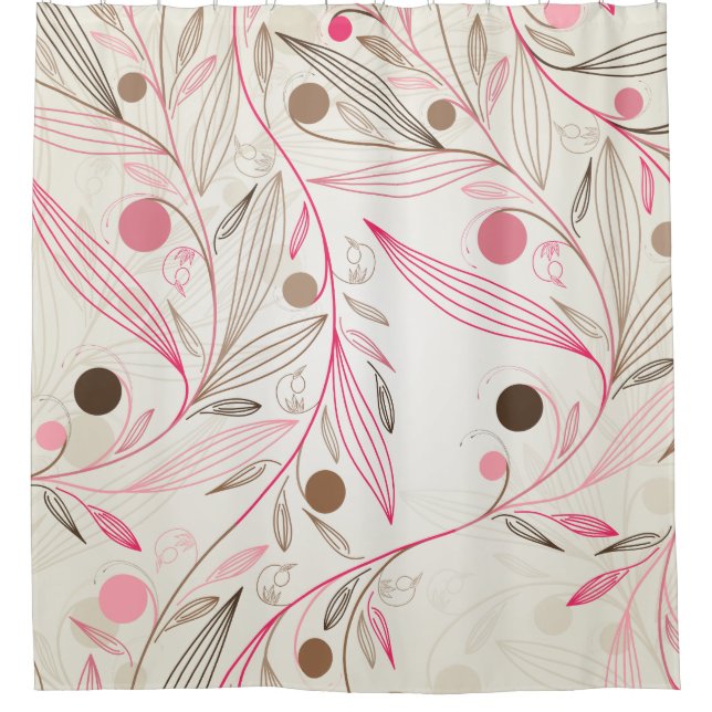 Simple Floral Patterns - Pink, Cream, Brown, Beige (Front)