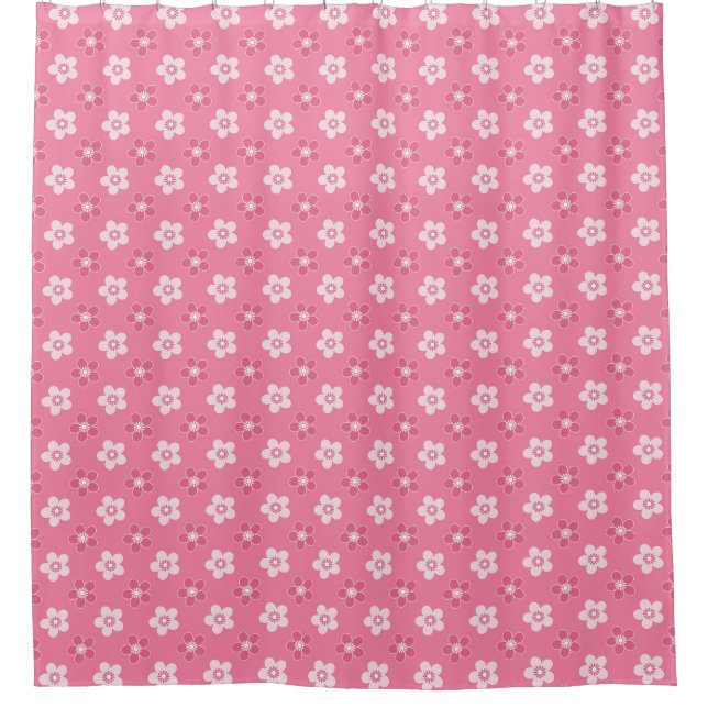  simple floral solid pink pattern retro small flow (Front)