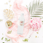 Simple Floral Sweet 16 Birthday Water Bottle Label<br><div class="desc">Featuring airy watercolor florals and modern typefaces. Sweet and chic this party is the perfect way to celebrate such a fabulous milestone birthday! Perfect invitation for any age. A Garden party theme is very versatile and can be adapted to suit all different occasions. It doesn’t get much more sweet or...</div>