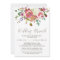 Simple Floral Watercolor Bouquet Wedding Brunch