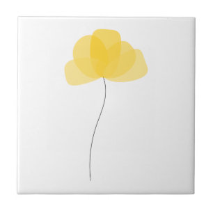 Simple Flower Ceramic Tile