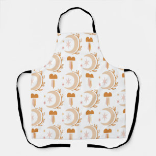 Simple Flower Drawing Apron