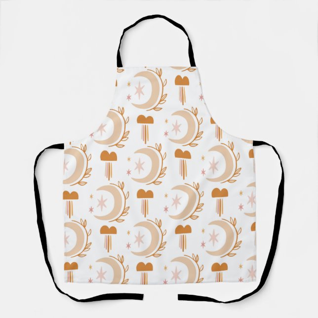 Simple Flower Drawing Apron (Front)