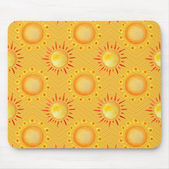 Simple Flower Drawings Mouse Pad (Front)