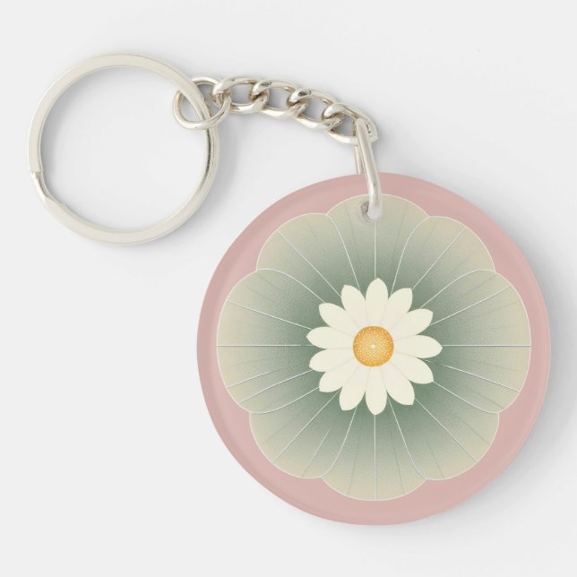 Simple Flower Keychain (Front)