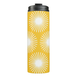 Simple flower seamless pattern design. Scandinavia Thermal Tumbler