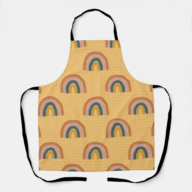Simple Flower Tattoos Apron (Front)