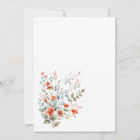 Simple flowers and music notes Blank