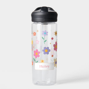 Simple Flowers Water Bottle