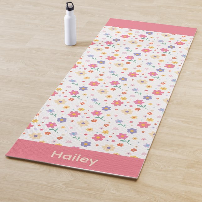 Simple Flowers Yoga Mat (In Situ)