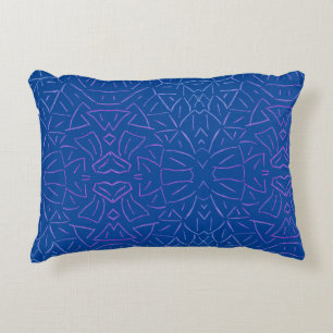 Simple Flutter Blue Accent Pillow