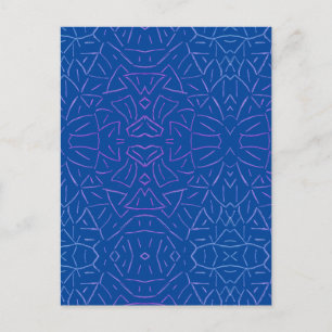Simple Flutter Blue Postcard