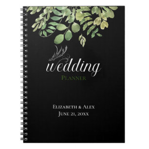 Simple Foliage, Wedding Planner Notebook