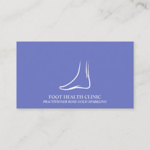 Simple Foot Cares Podiatry Practioner Doctor Business Card