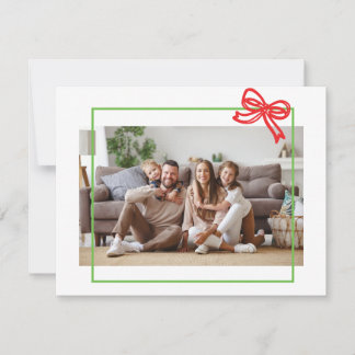 Simple Frame Christmas Holiday Card