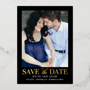 Simple Frame REAL FOIL Enregistrer La Carte Date