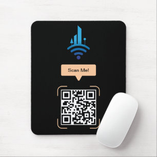 Simple Free Wi-Fi QR Code Mouse Pad