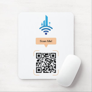 Simple Free Wi-Fi QR Code Mouse Pad