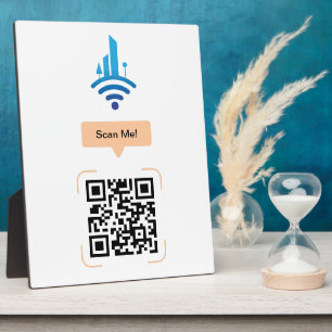 Simple Free Wi-Fi QR Code Plaque