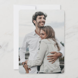 Simple Full Photo Save the Date Invite Template