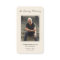 Simple Funeral Photo Sympathy Memorial Prayer Card