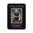 Simple Funeral Photo Sympathy Memorial Prayer Card