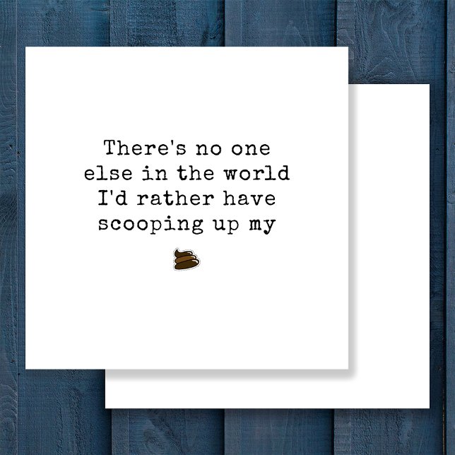Simple Funny Father's Day From Dog Holiday Card (Creator Uploaded)
