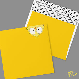 Simple Funny Fun Quirky Crazy Chicken! Envelope