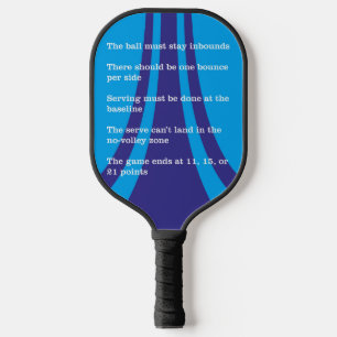 Simple Futuristic Paddle Design With Rules