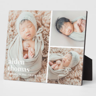 Simple Gallery Of Three Personalized Photo Desktop Plaque