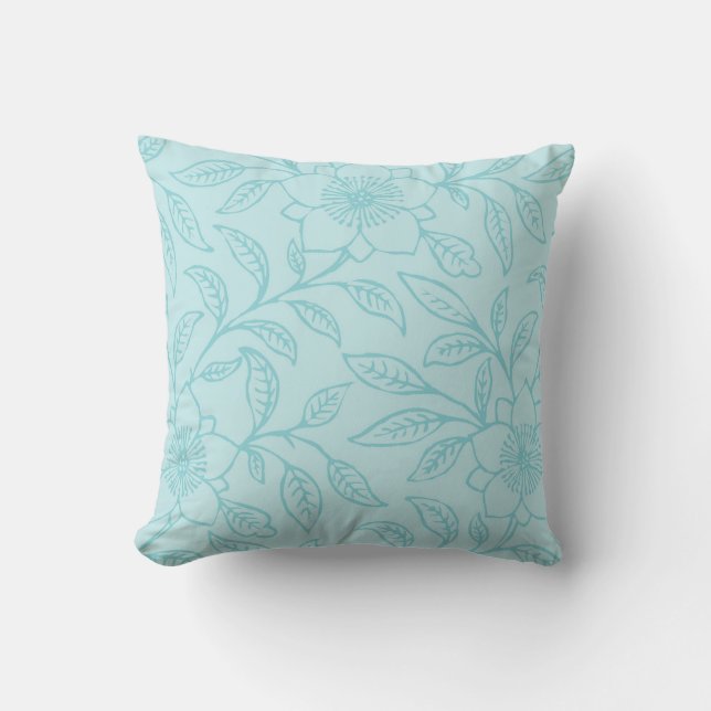 Simple Garden Throw Pillow (Front)
