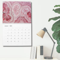 Simple Geode Marble Stone Pink Wall
