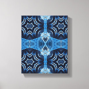 Simple Geometric Modern Art, Blue Navy Wall Art