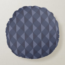 Simple Geometric Pattern Round Pillow