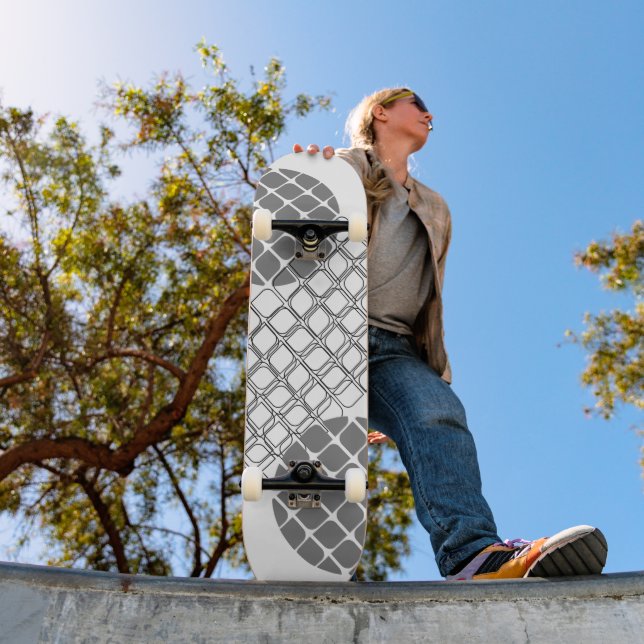 Simple Geometric Pattern Skateboard (Outdoor 1)