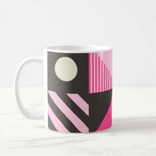 Simple Geometric Scandinavian Artwork Coffee Mug