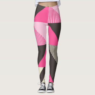 Simple Geometric Scandinavian Artwork Leggings