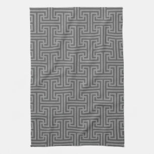 Simple geometric shapes kitchen towel