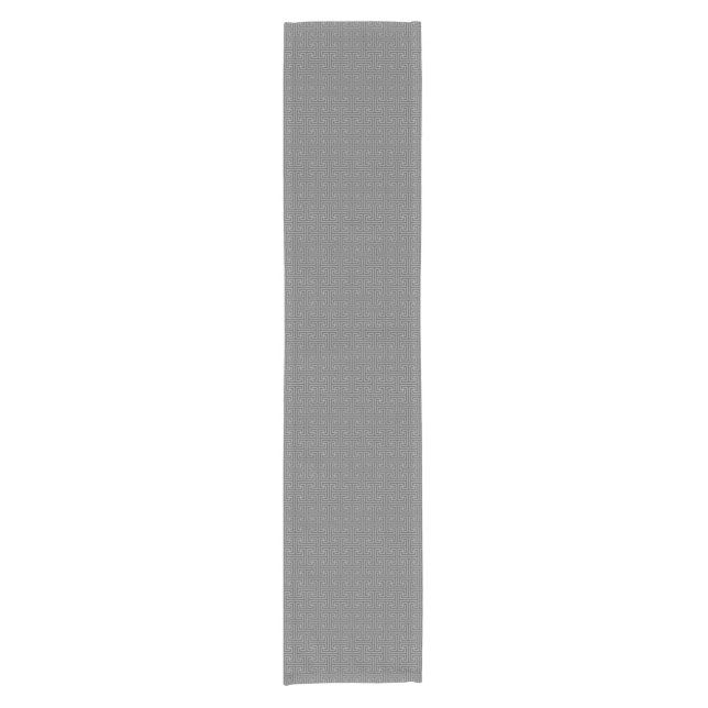 Simple geometric shapes short table runner (Front)