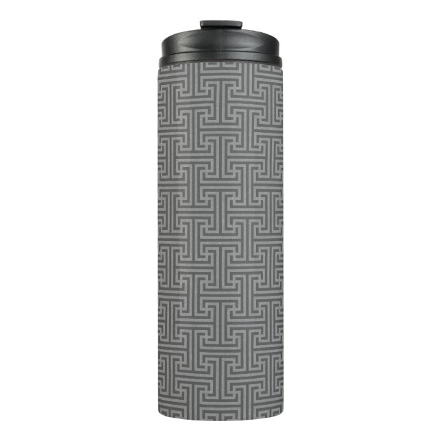 Simple geometric shapes thermal tumbler (Front)