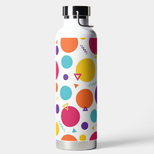 Simple Geometrical Shapes Water Bottle
