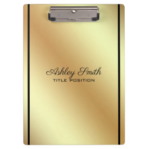 Simple Gold Background Clipboard
