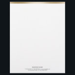 Simple Gold Border Letterhead<br><div class="desc">Simple Gold Border Letterhead.</div>